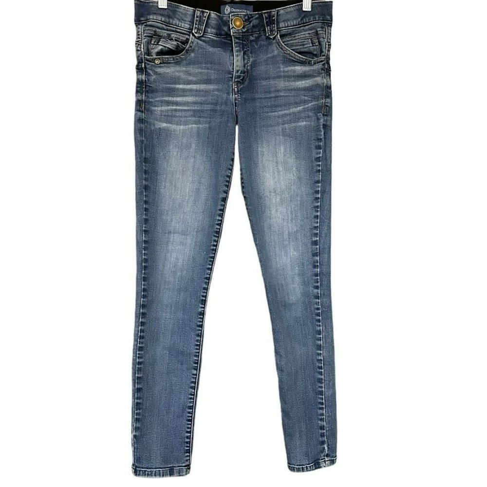 Democracy "Ab"solution Ab Technology Mid Wash Skinny Jeans‎ Womens 6